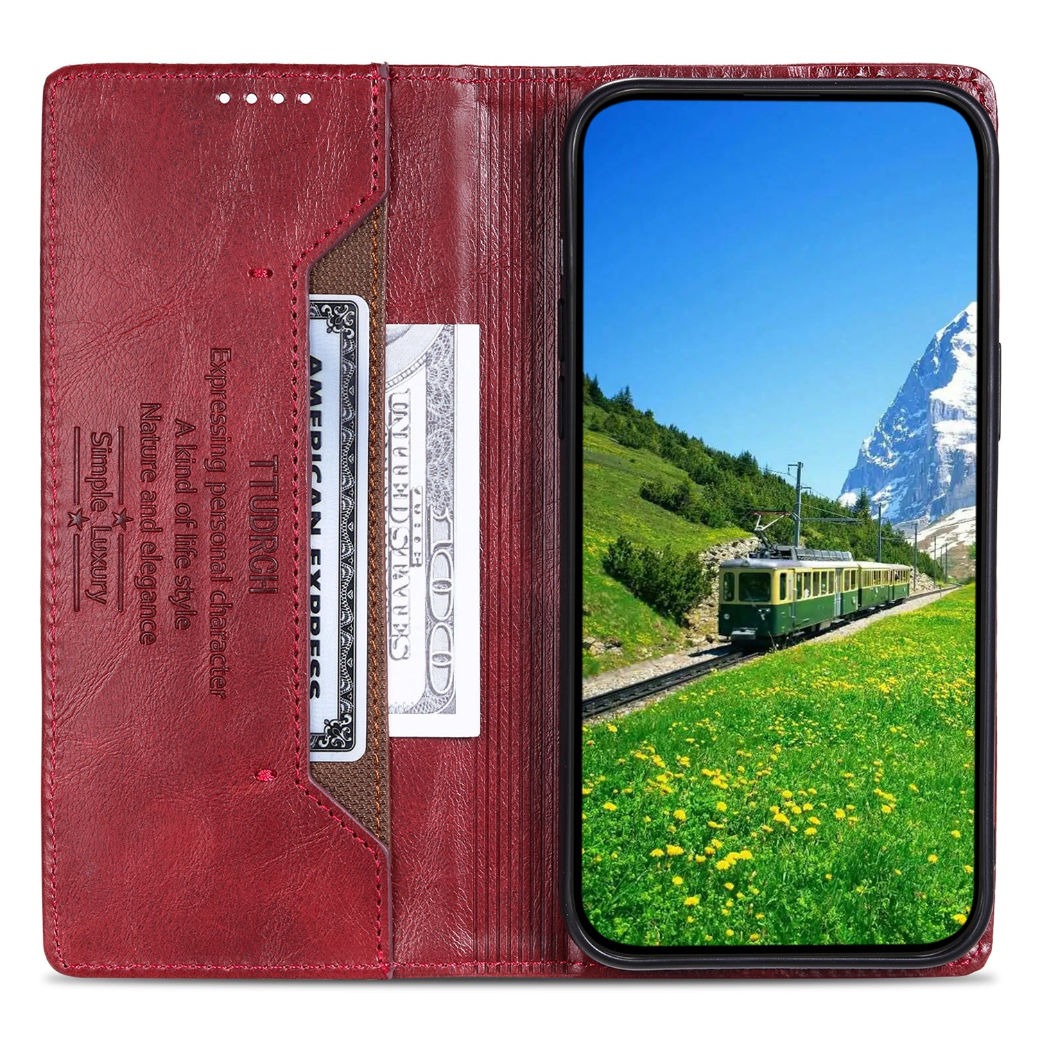 TTUDRCH Style 007 For Samsung Galaxy A25 5G Anti-Scratch Shell Stand RFID Blocking PU Leather Phone Case Wallet Cover TTUDRCH Style 007 For Samsung Galaxy A25 5G Anti-Scratch Shell Stand RFID Blocking PU Leather Phone Case Wallet Cover